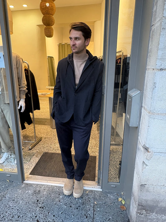 Blazer capuche bleue Impérial