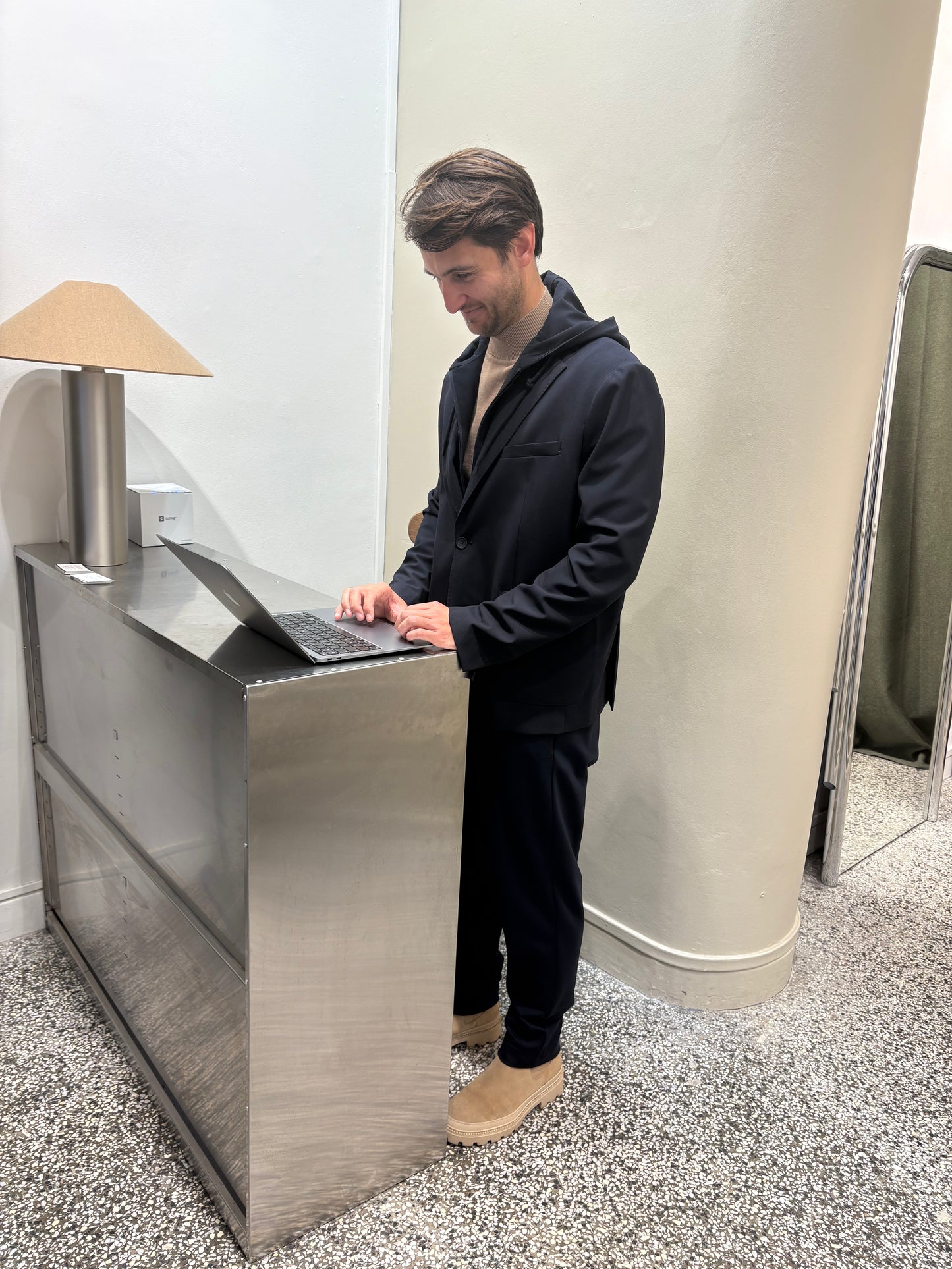 Blazer capuche bleue Impérial