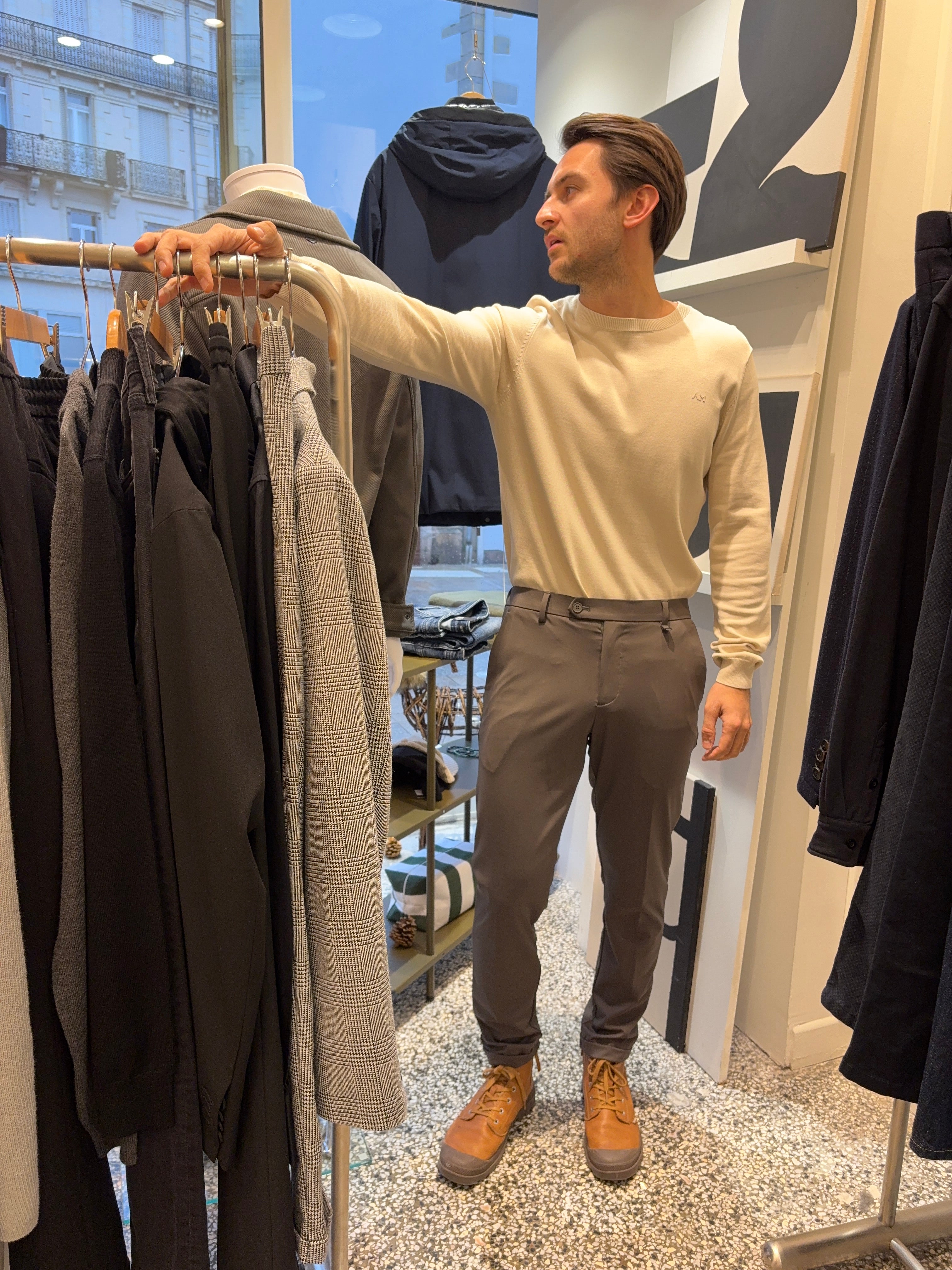 Pantalon technique en bi-stretch Antony Morato