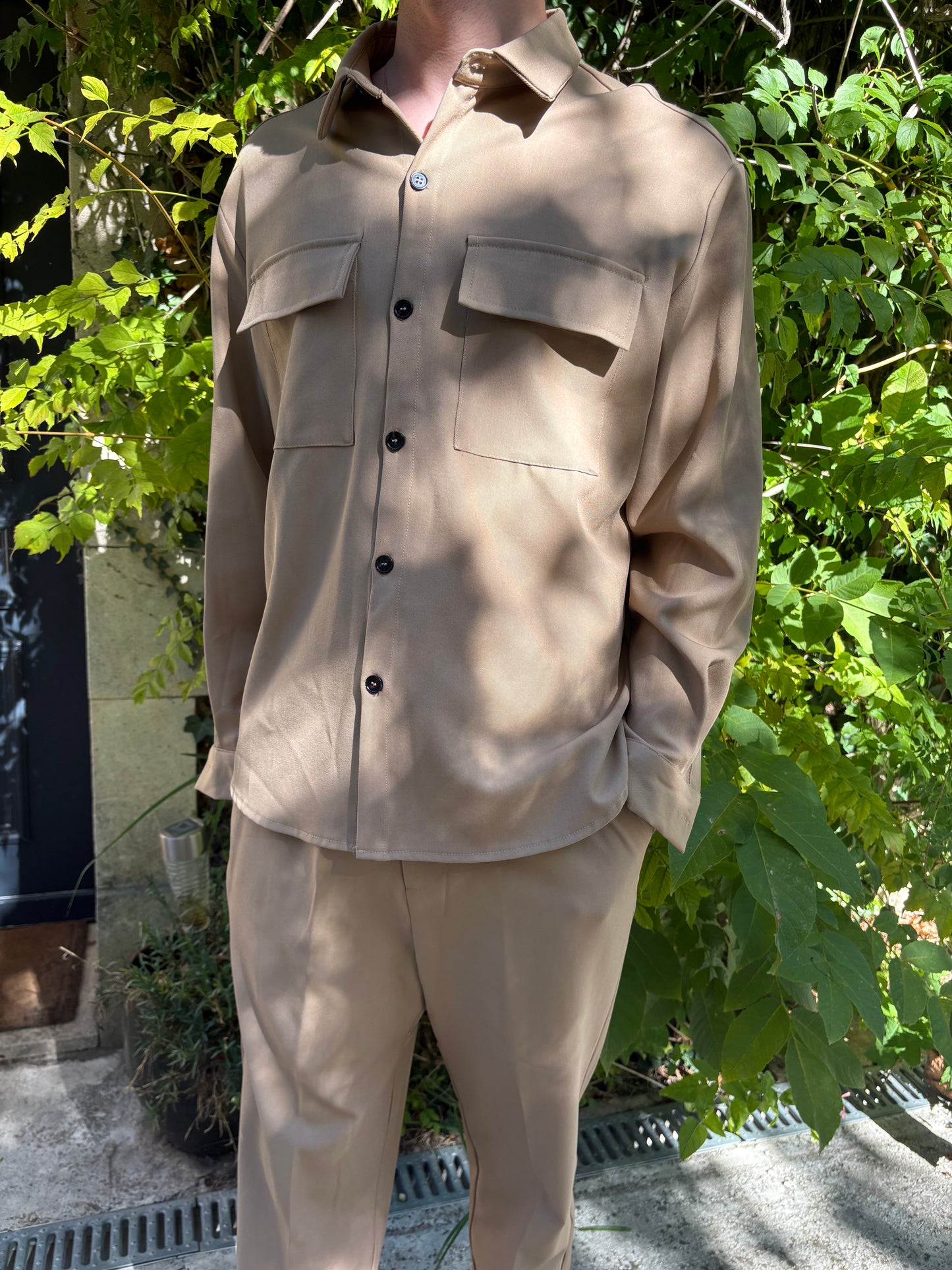 Chemise camel Imperial