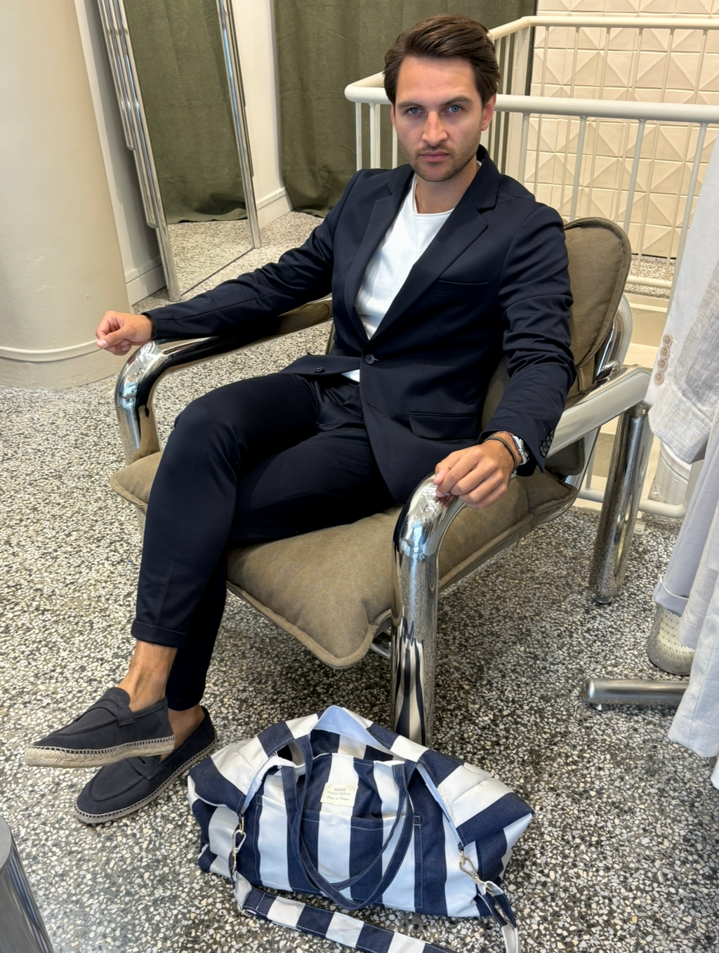 Veste de costume marine Morato